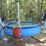 The fabulous hot tub, which doubles as a moonshine still