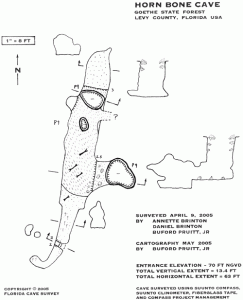 Horn Bone Cave Map