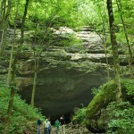 The entrance to Lost Creek Cave