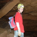 Caitlyn posing in White Cricket Cave