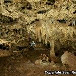 Becky Roberts in Brooks Cave