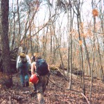 The walk up and over Fox Mountain to Byers Cave