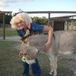 Andie and another farm resident