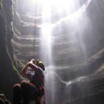 Bill Walker climbing Neversink