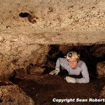 Buford Pruitt in the cave