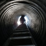 Looking out the culvert entrance