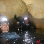 David floating through Catacombs