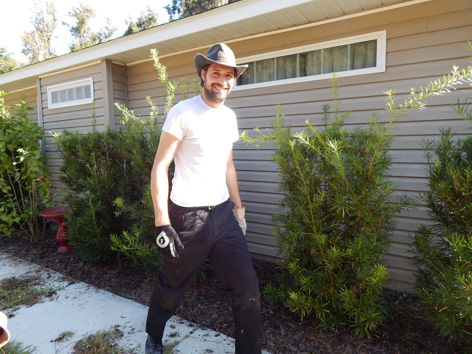Bill walking tall.